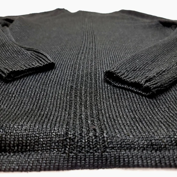 Banana Republic Italian Yarn Women's XS Black Long Sleeve Pullover Sweater - Picture 9 of 9